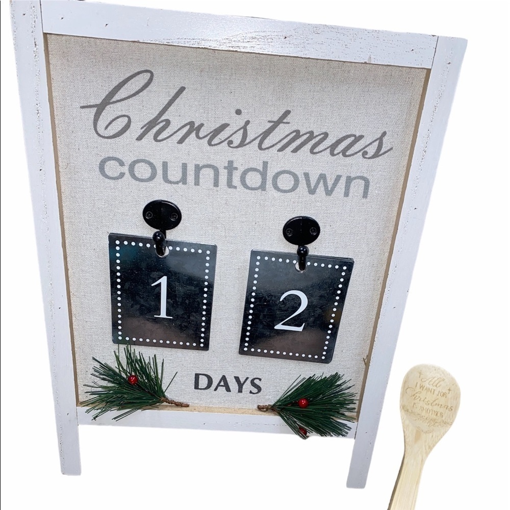 Christmas countdown decor